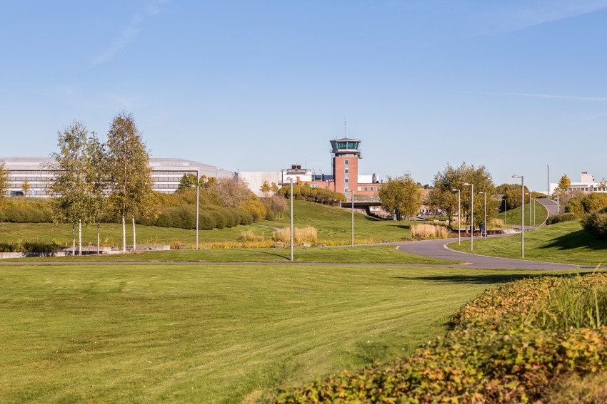 Nansenparken mot Flytårnet Galleribilde