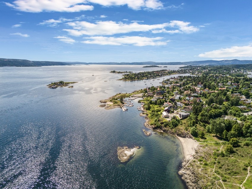 Pelvika dronefoto Galleribilde