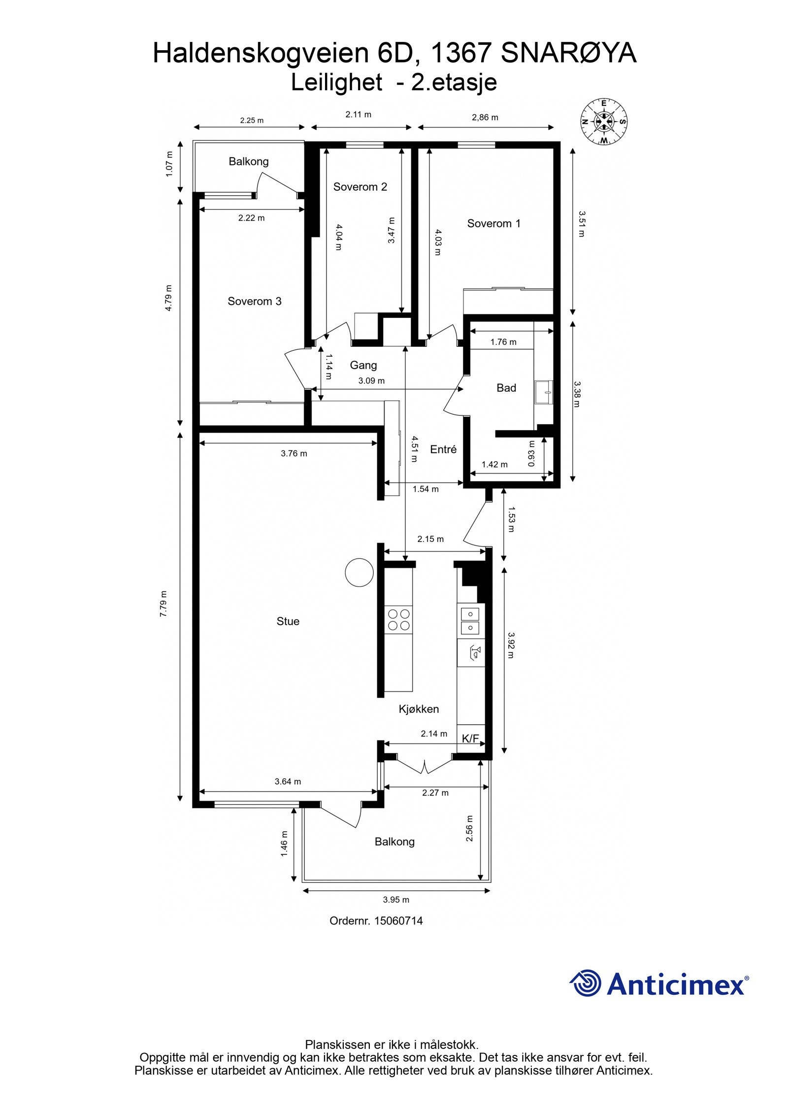 Plantegning Galleribilde