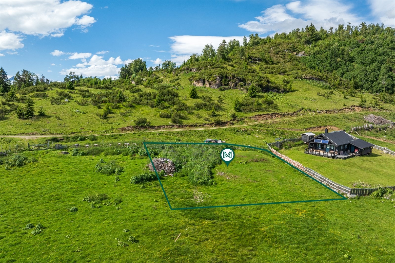 Tomten er på 746 kvm Galleribilde