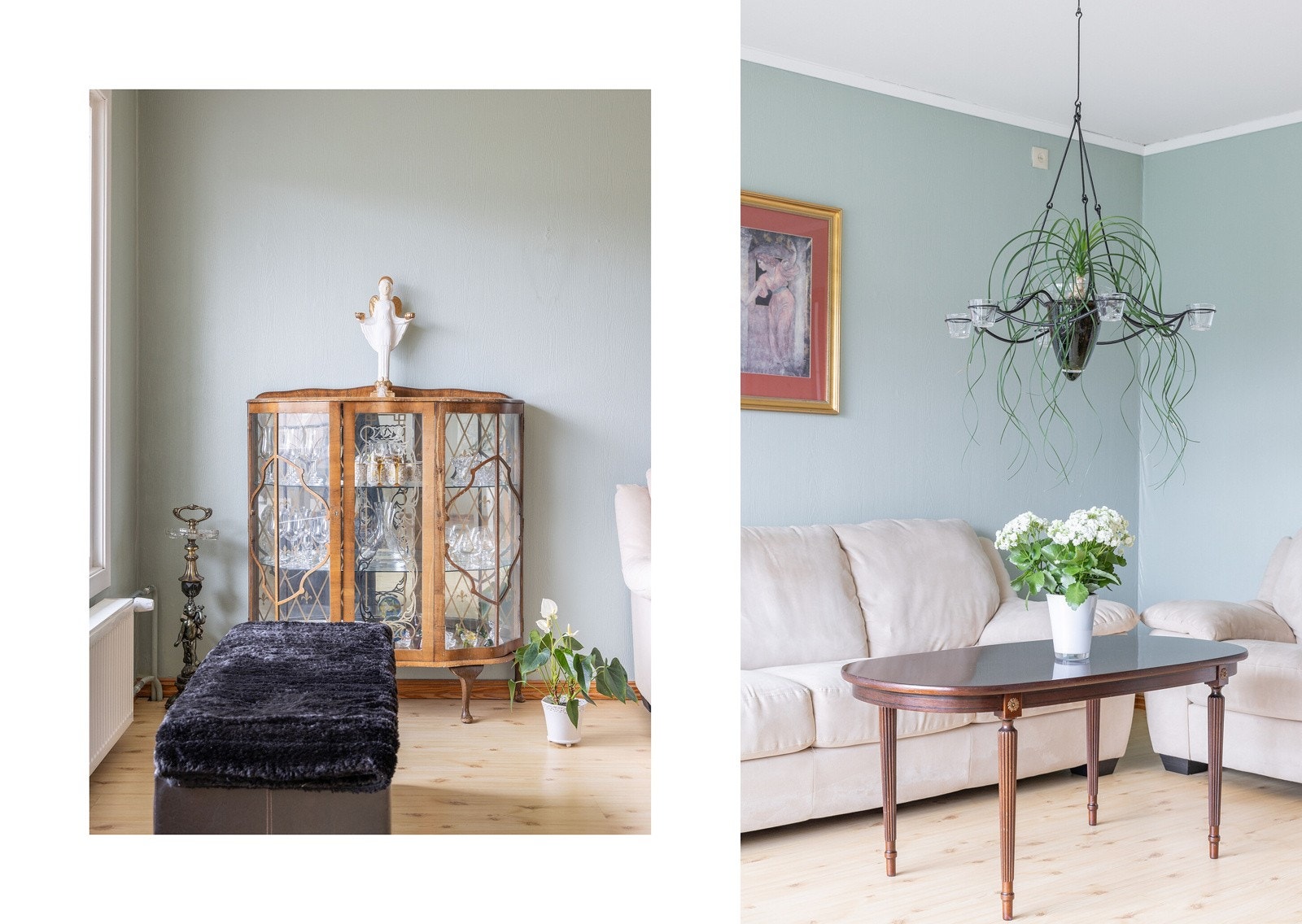 Oppvarminig i boligen radiator i stue, elektrisk varmekabler på bad og varmegjenvinning fra ventilasjonsanlegg. Galleribilde