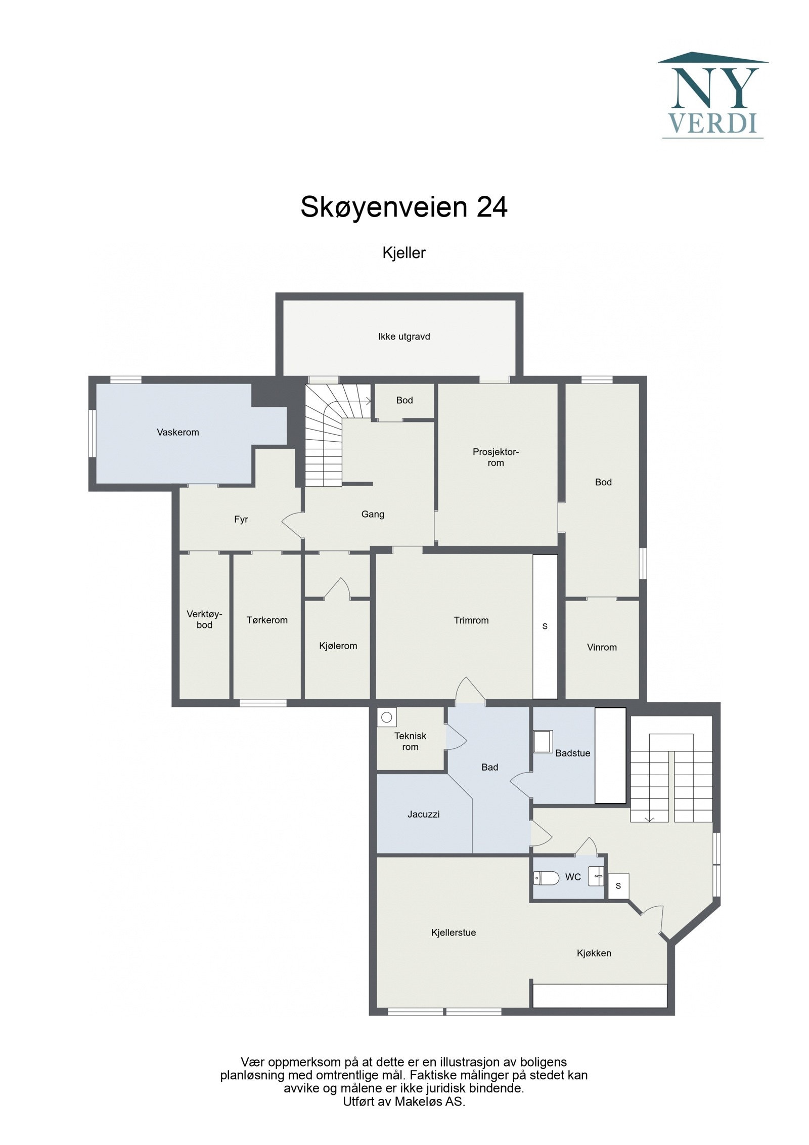 Plantegning - Kjeller Galleribilde