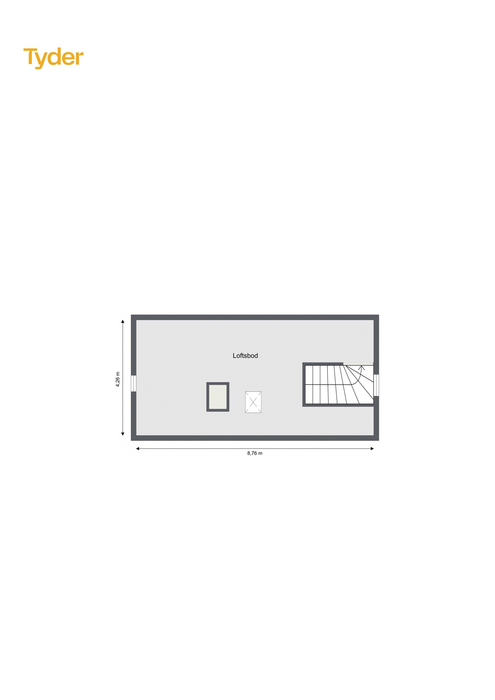 Plantegning Loft Galleribilde