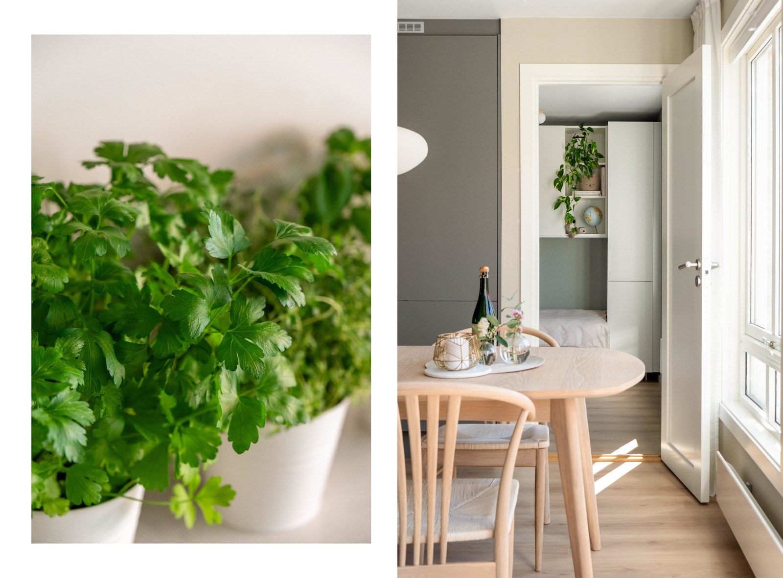 Det siste soverommet ligger med inngang fra kjøkkensiden og benyttes i dag som barnerom. Galleribilde
