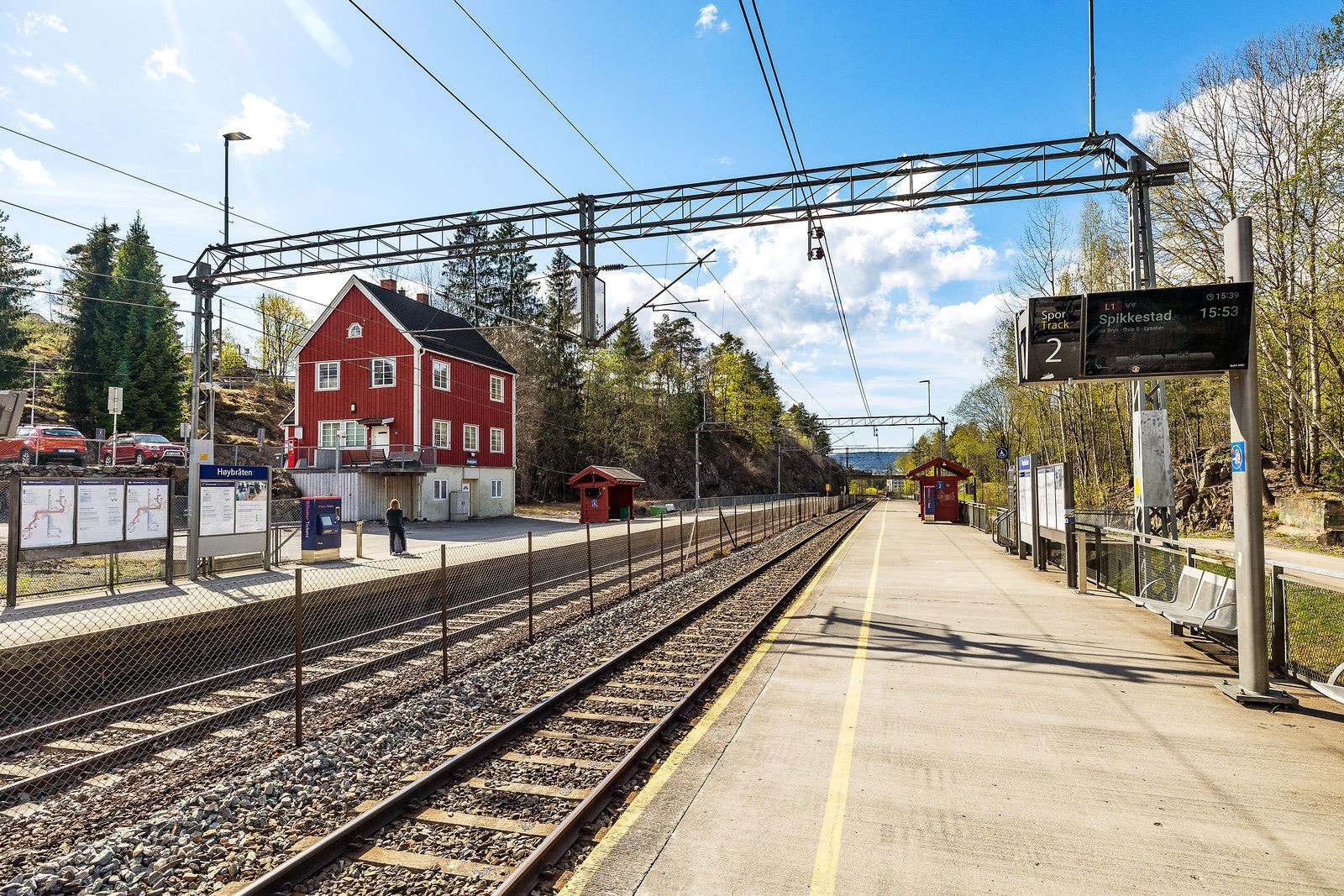 Kort vei til t-banestasjon. Galleribilde