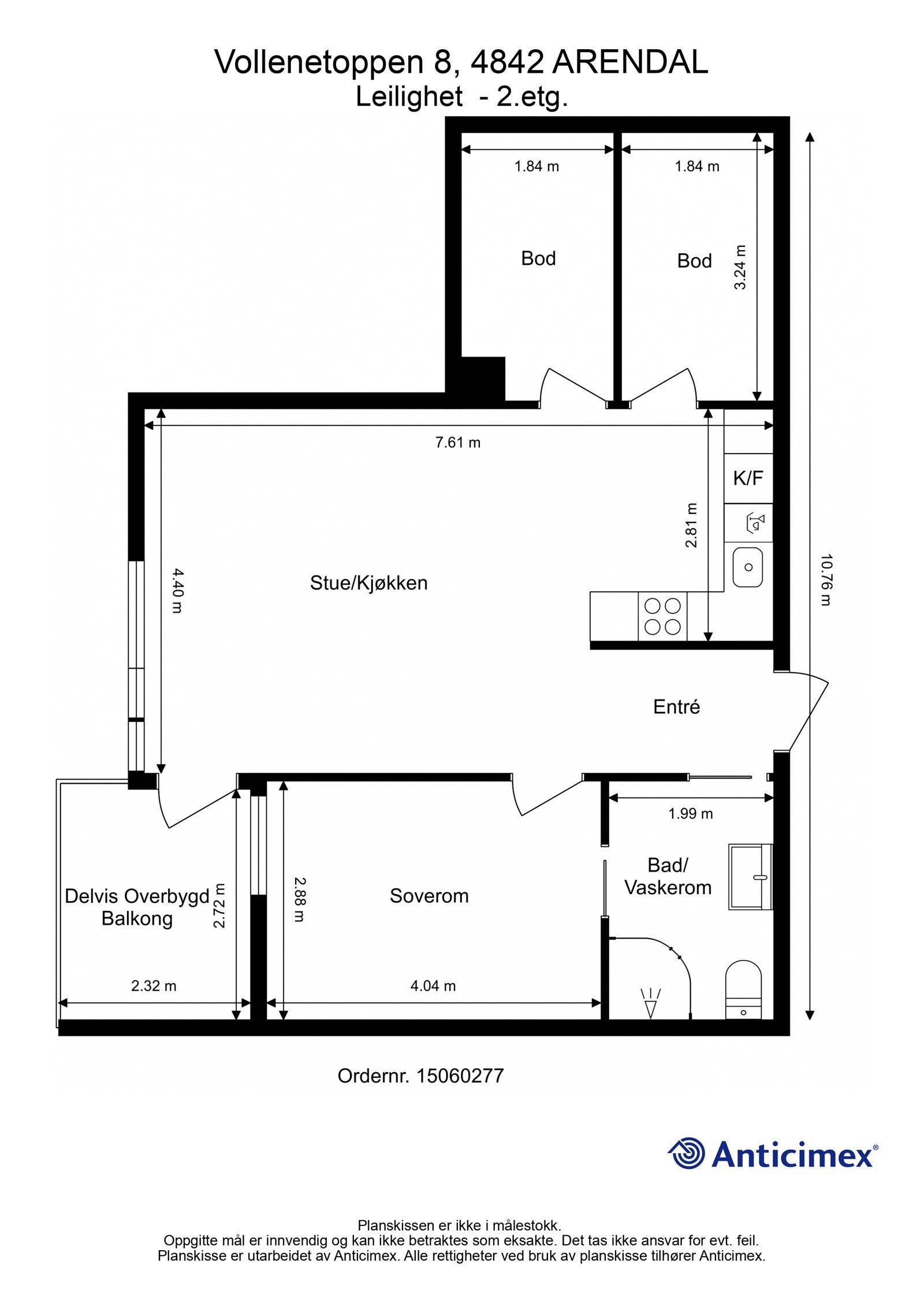 Plantegning Galleribilde