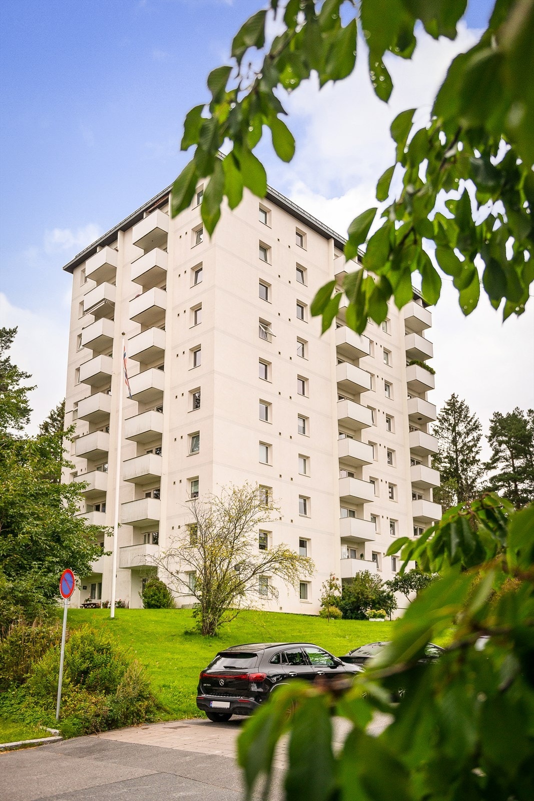 Byggets fasade. Galleribilde