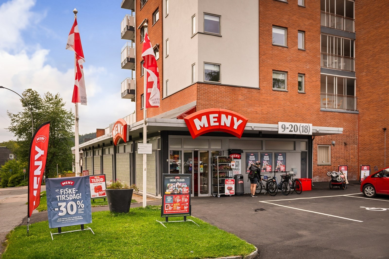 Meny er kun et steinkast unna! Galleribilde