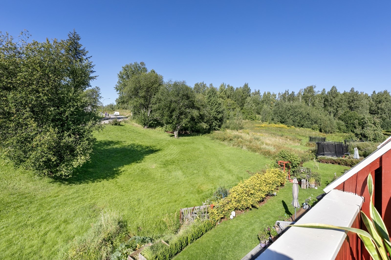 Stor hage med mye plass til aktiviteter. Galleribilde