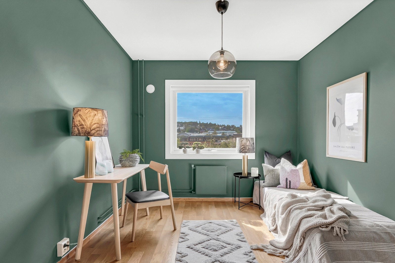 Leilighetens andre soverom ligger i tilknytning til entreen. Galleribilde