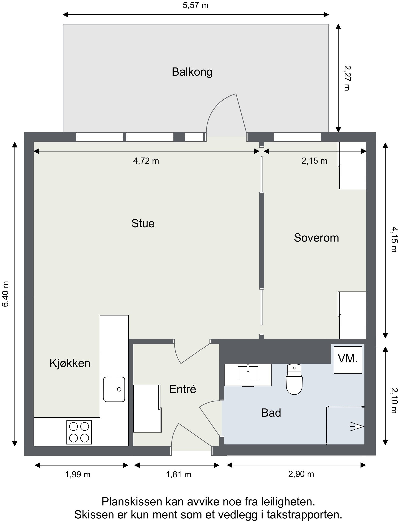 La oss starte med plantegningen så du får orientert deg. Galleribilde
