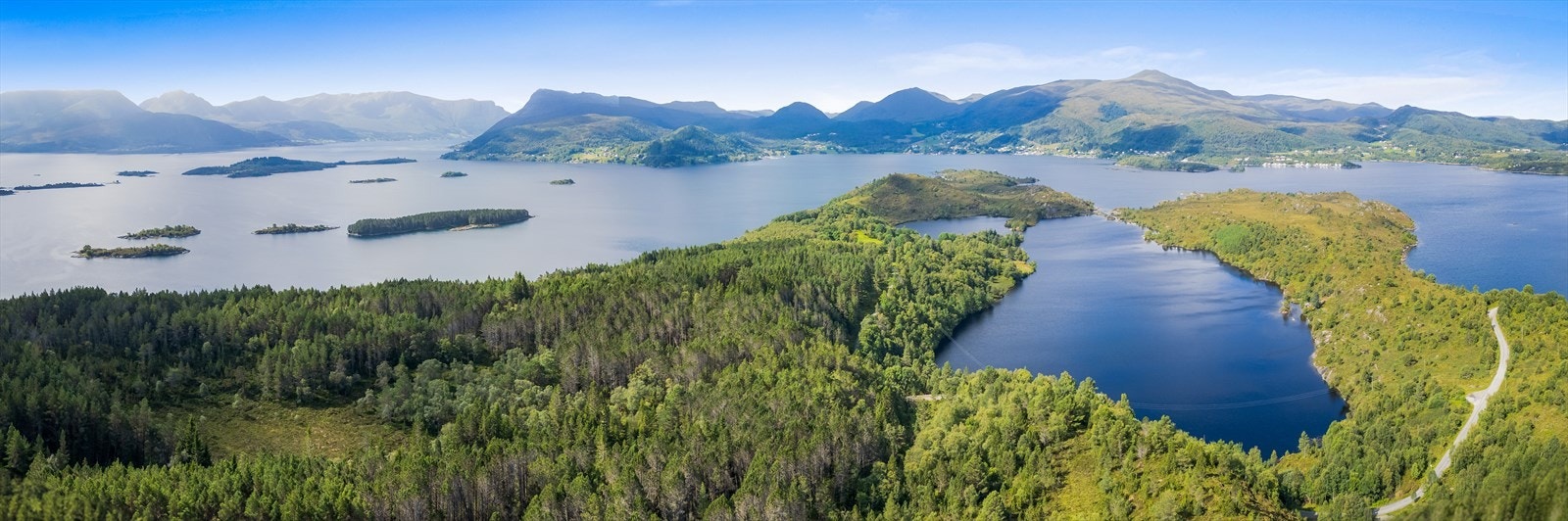 Panoramabilde av nærområde Galleribilde