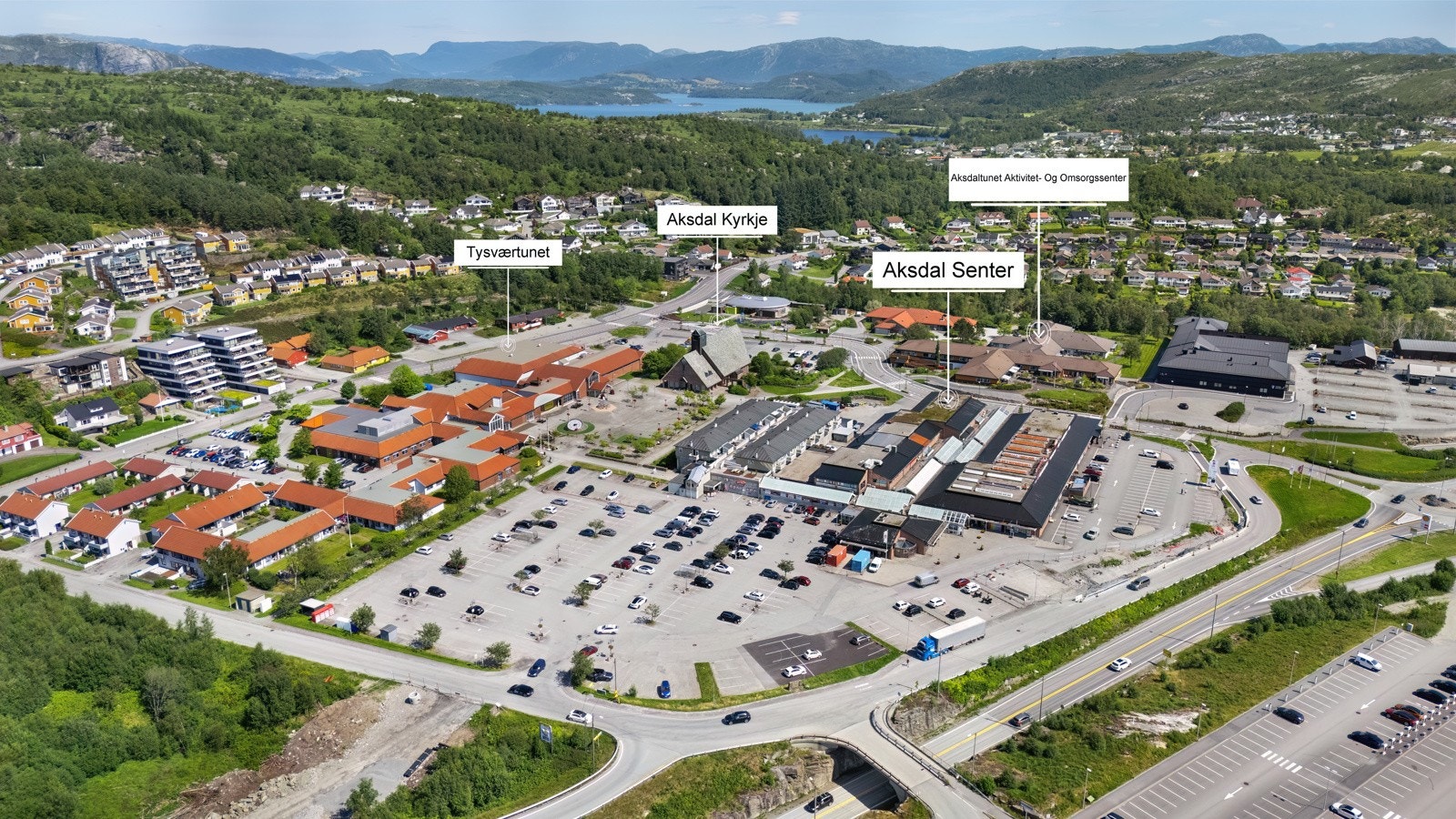 Kun få minutter med bil til Aksdal og populære Tysværtunet Galleribilde