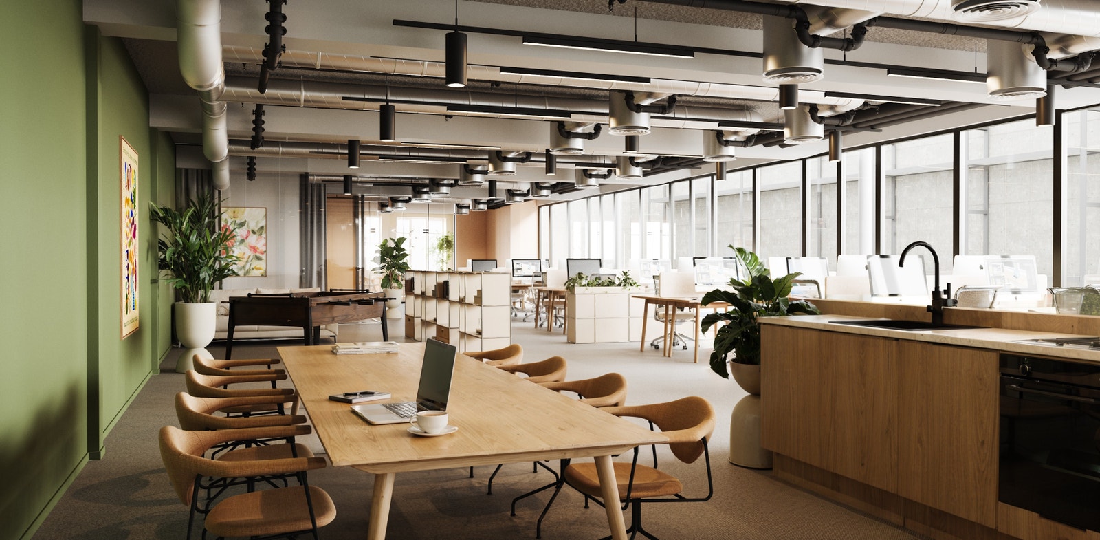 3D Illustrasjon fra lokalet Galleribilde