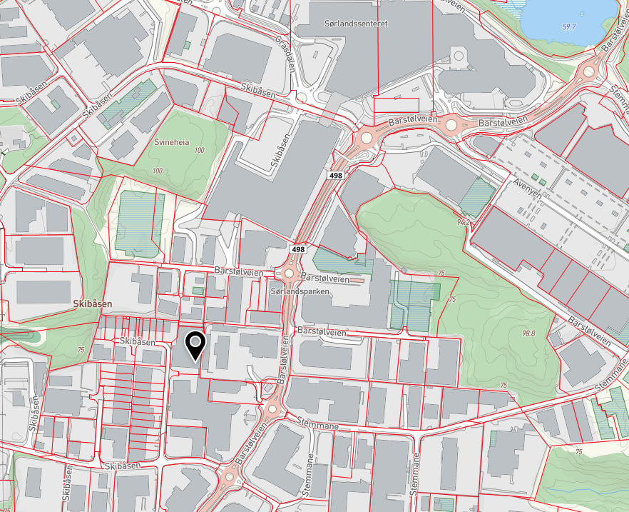 Beliggenhet i Sørlandsparken Galleribilde