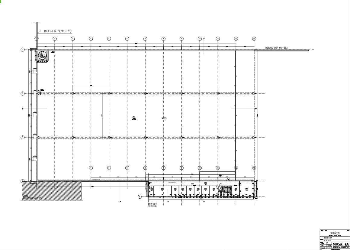 Plantegning 2. etg. Galleribilde
