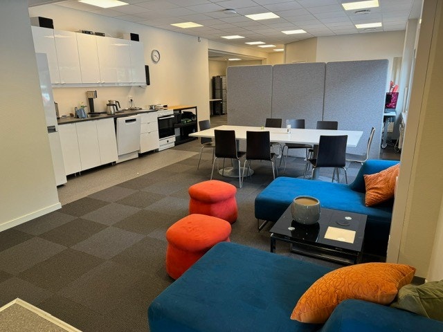 Sosial sone ved inngang Galleribilde