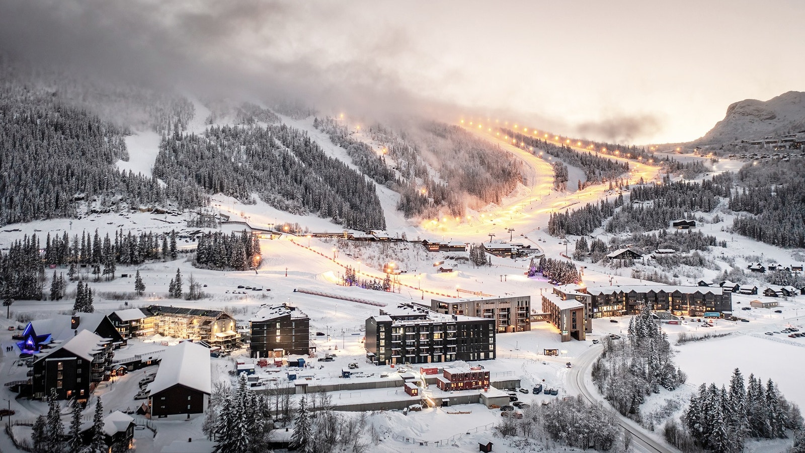 Prosjektet ligger i bunnen av Hemsedal Skisenter Galleribilde
