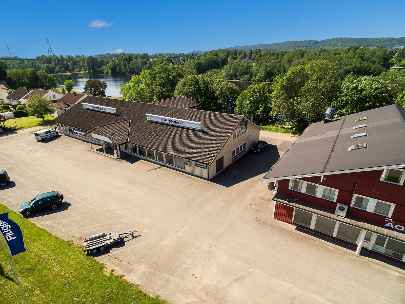 Fra oven Galleribilde