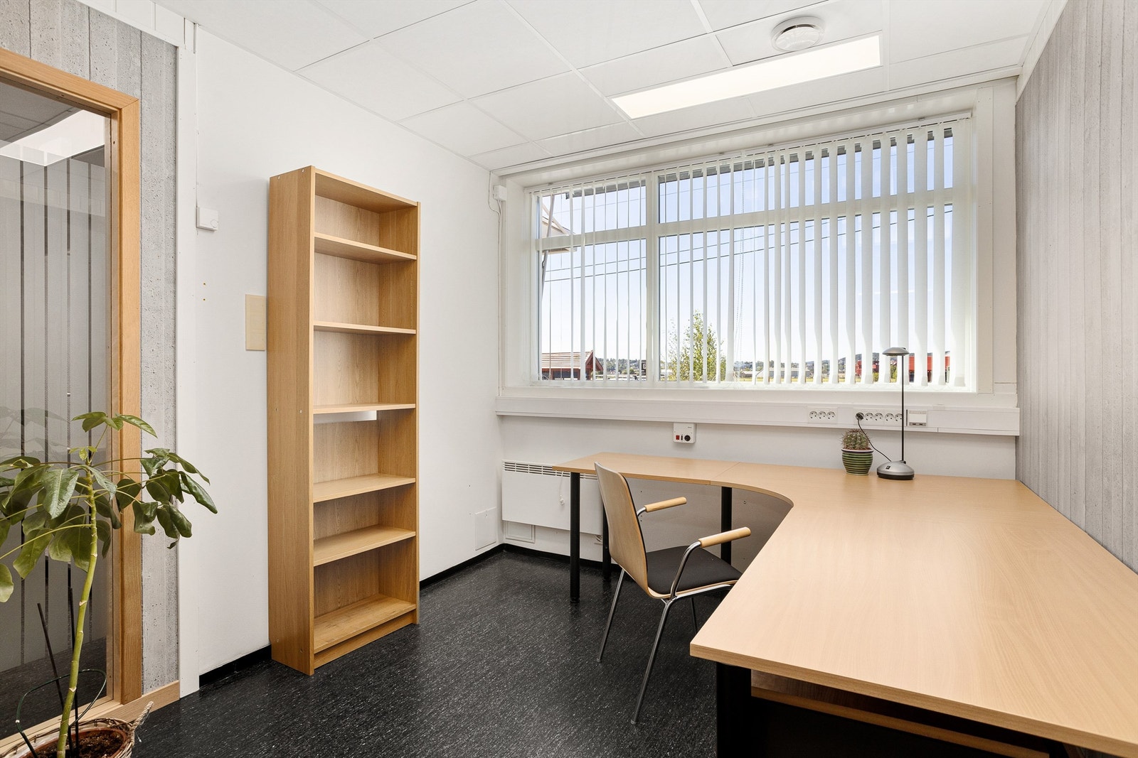 Cellekontorene er av god størrelse og enkle å innrede Galleribilde