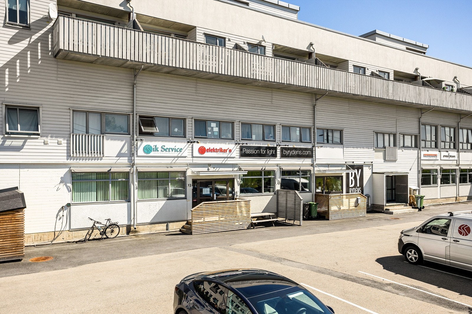 Inngangsparti med enkel adkomst Galleribilde