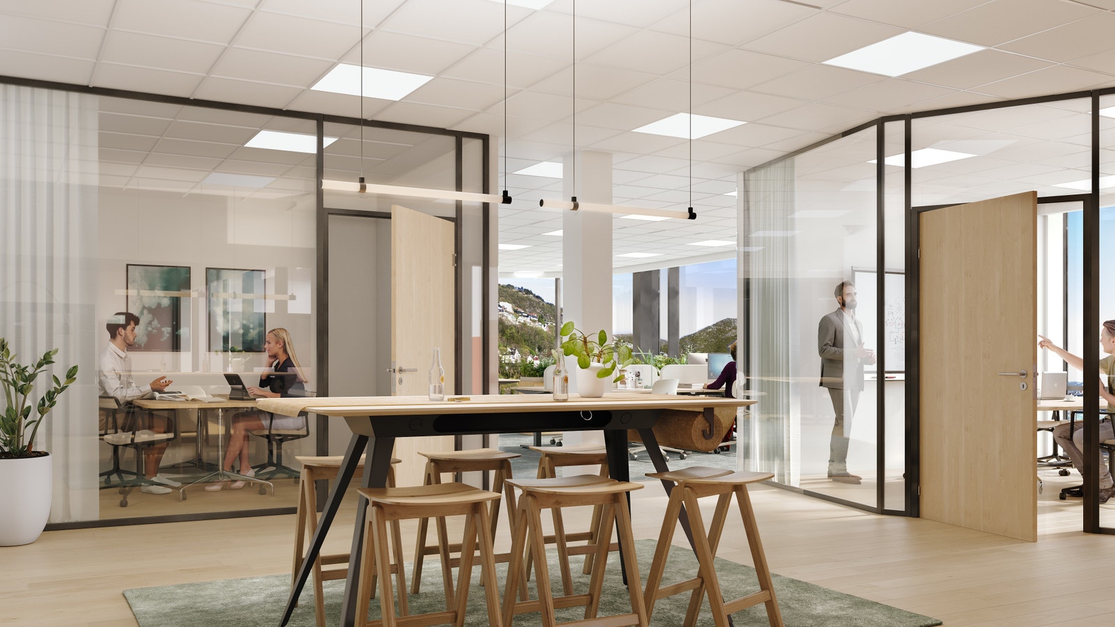 Lokalene i Nonnesetergaten blir totalrenovert for å møte kravene til fremtidens arbeidsplass. Galleribilde