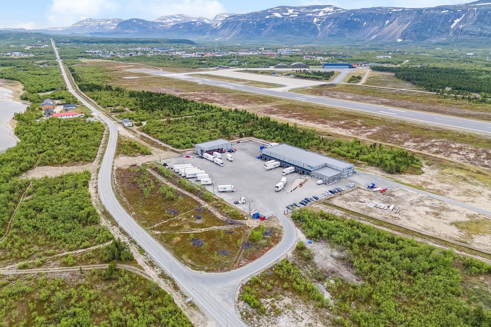 Dronefoto Galleribilde