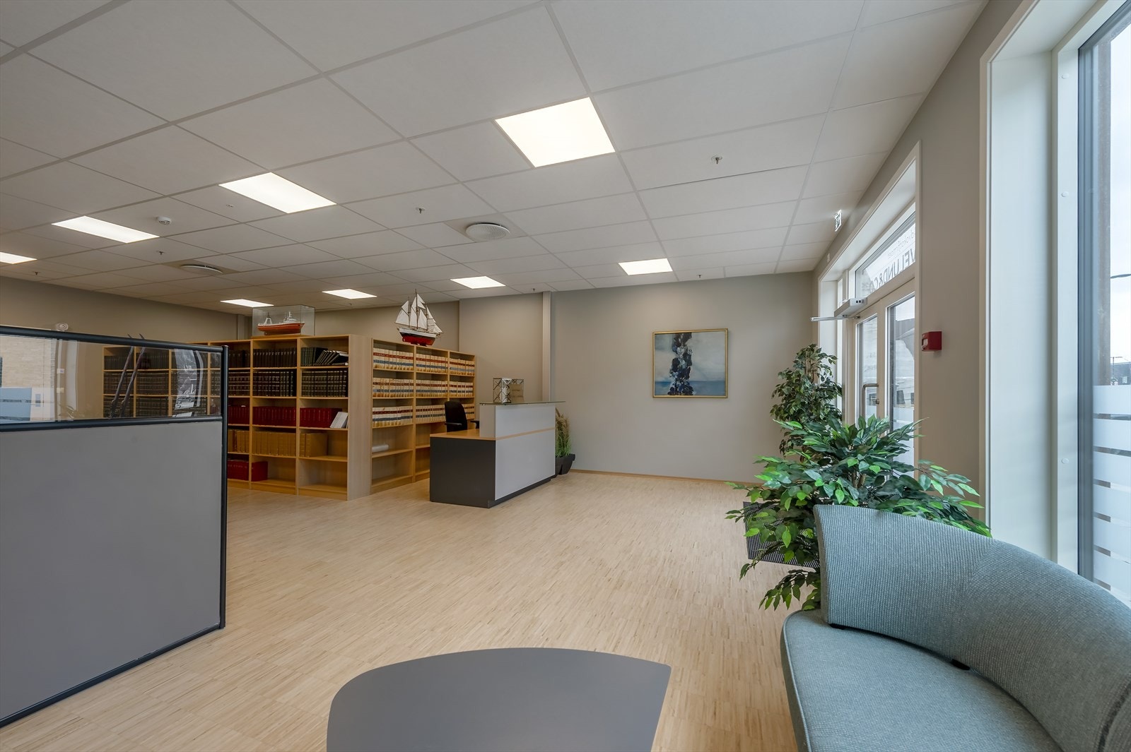 Kontorlokaler i den mitre delen av seksjonen Galleribilde