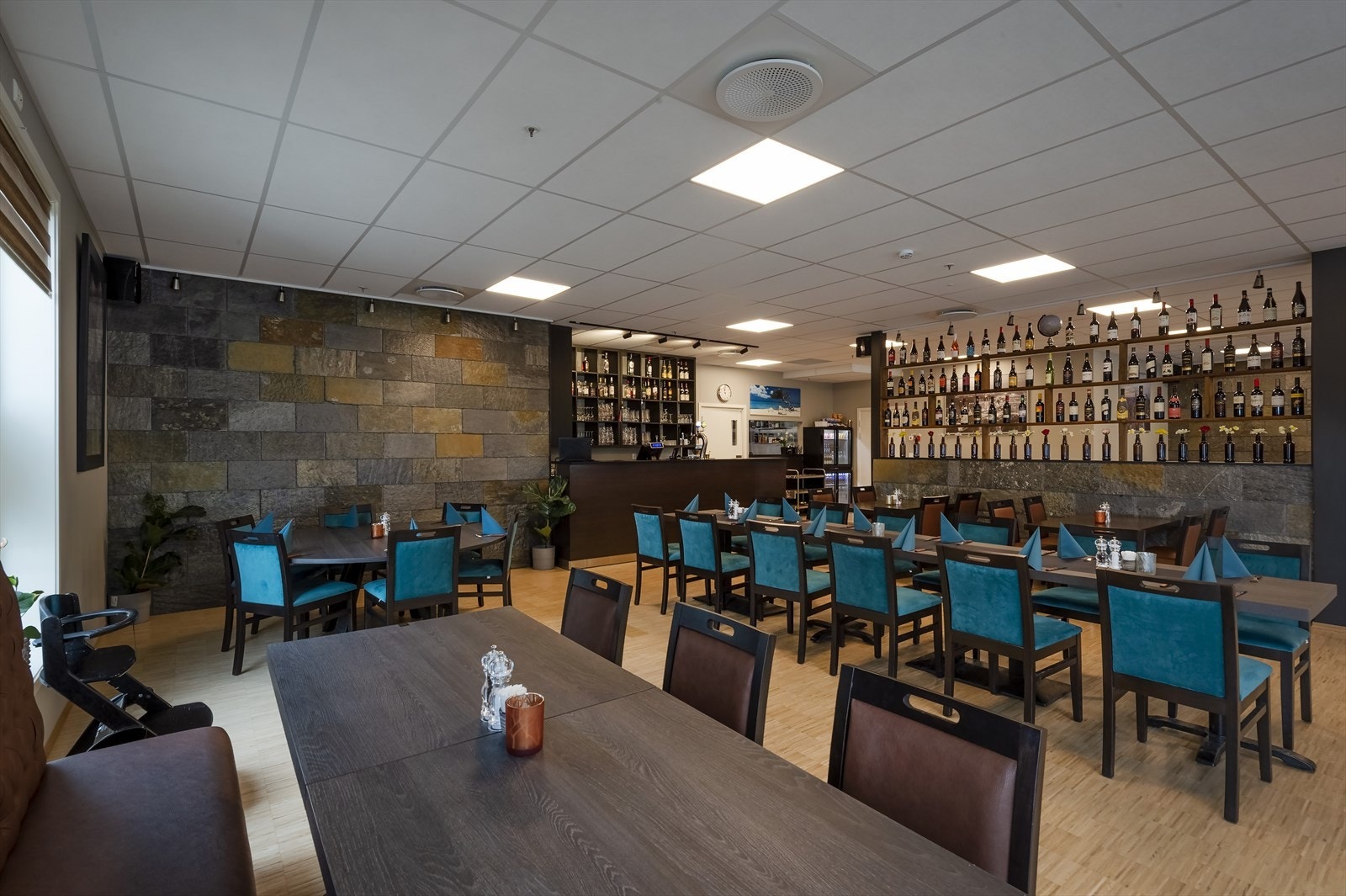 Restaurantlokaler i den sørlige delen av seksjonen Galleribilde