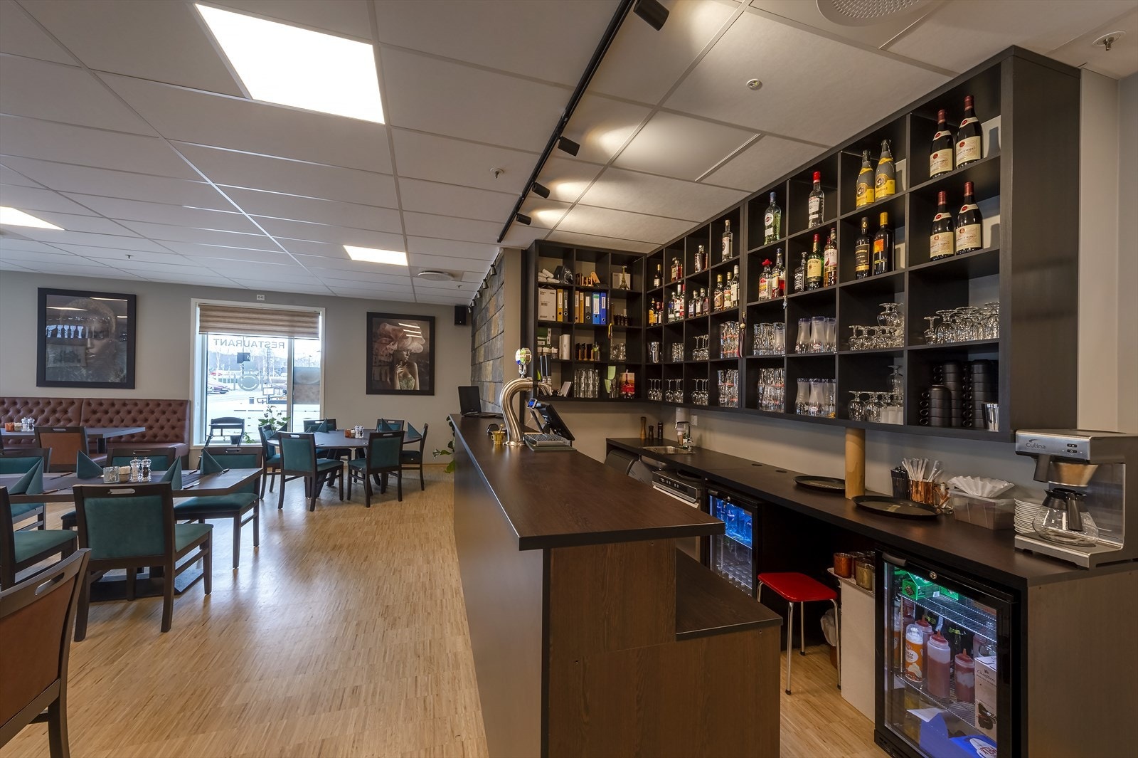 Restaurantlokaler i den sørlige delen av seksjonen Galleribilde