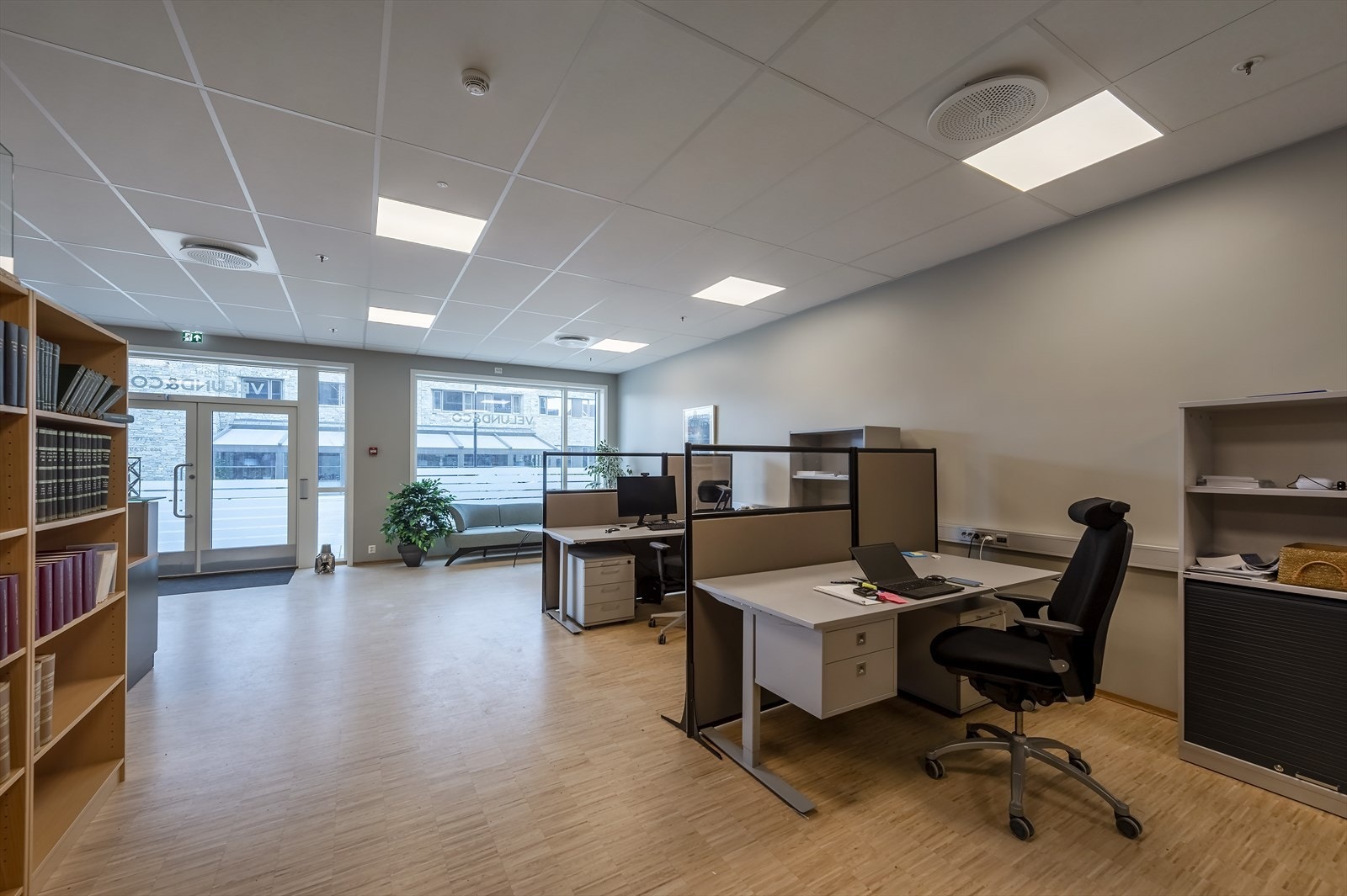 Kontorlokaler i den mitre delen av seksjonen Galleribilde