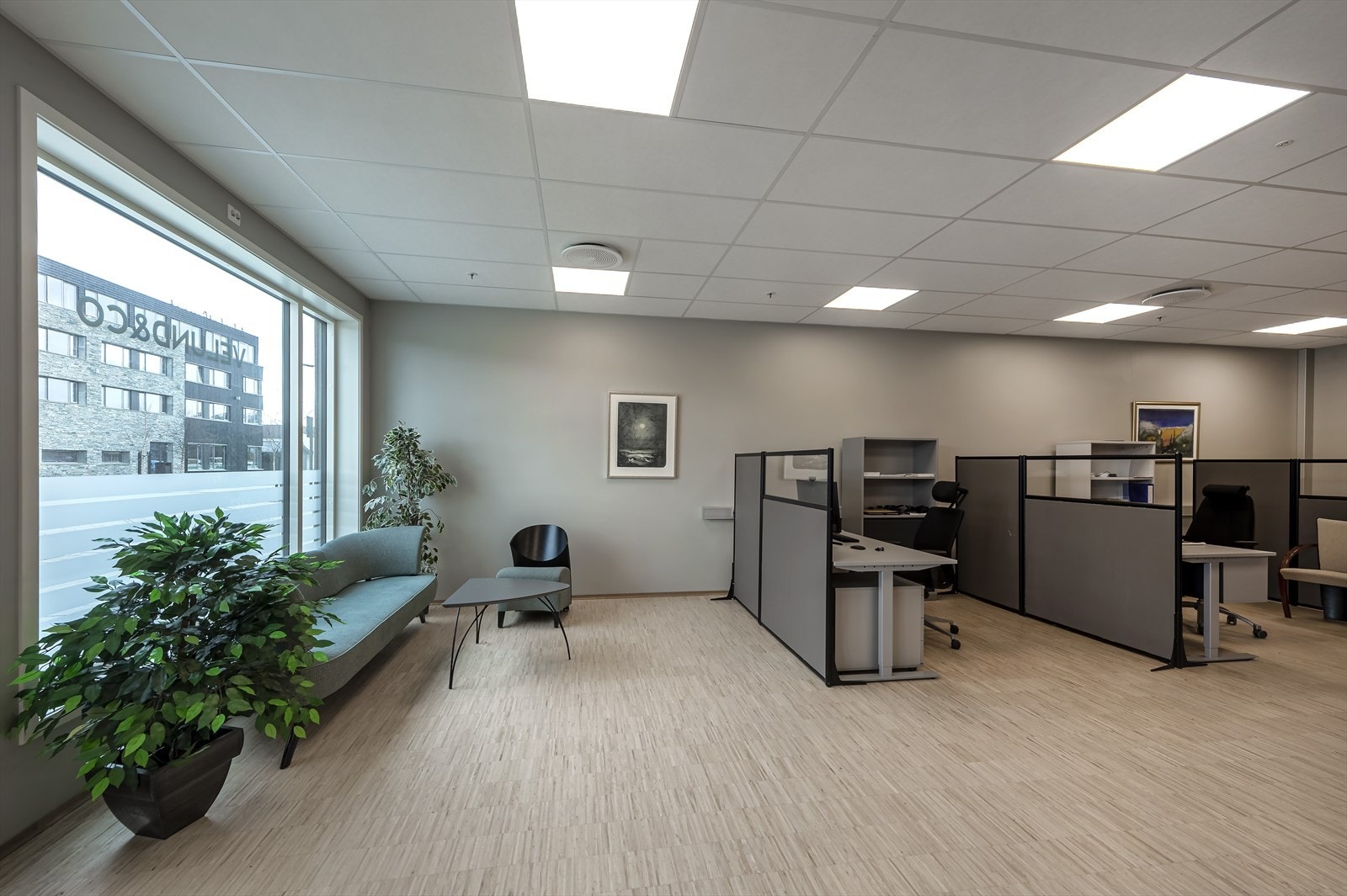 Kontorlokaler i den mitre delen av seksjonen Galleribilde