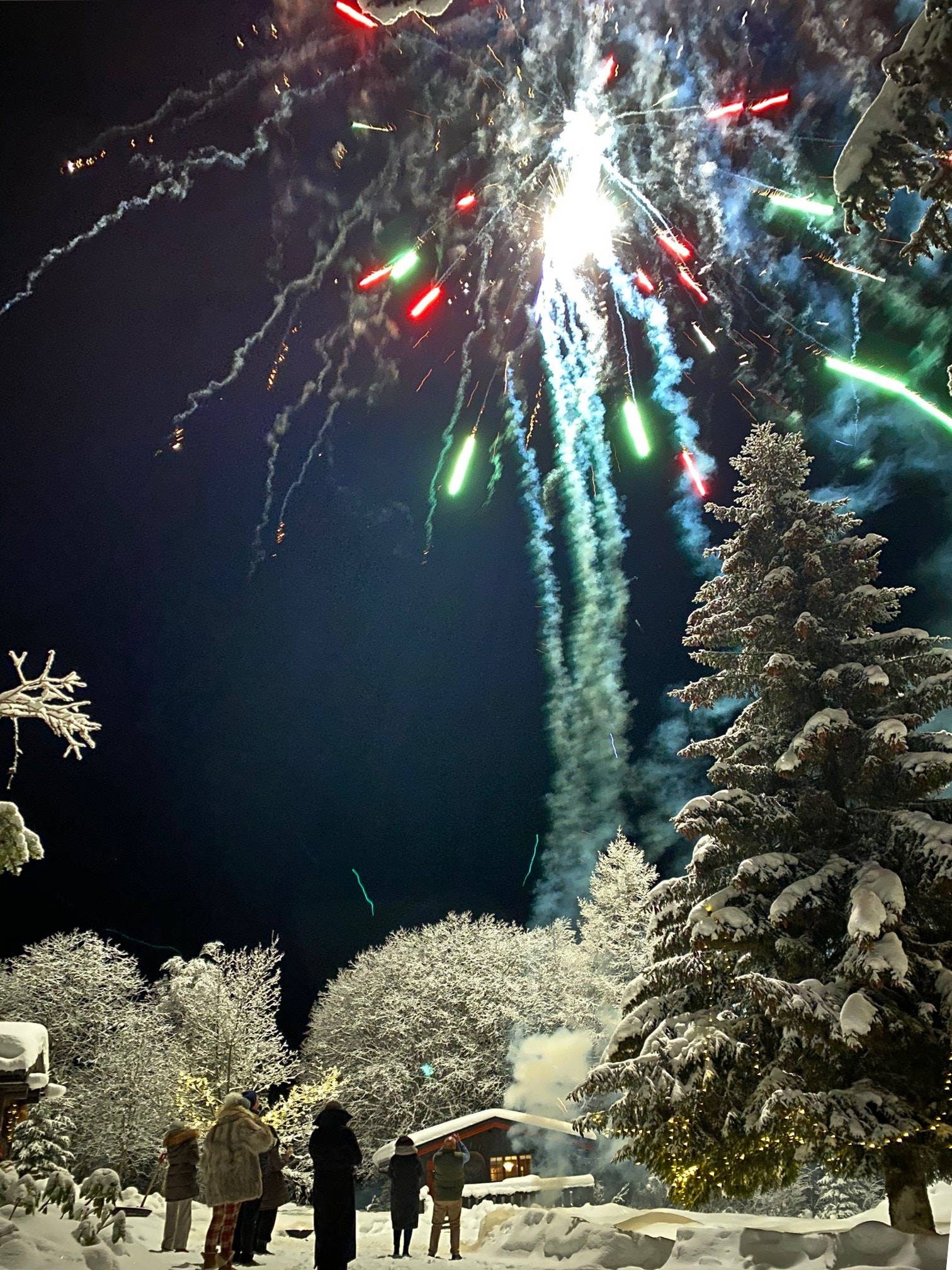 ...fyrverkeri på nyttårsaften Galleribilde