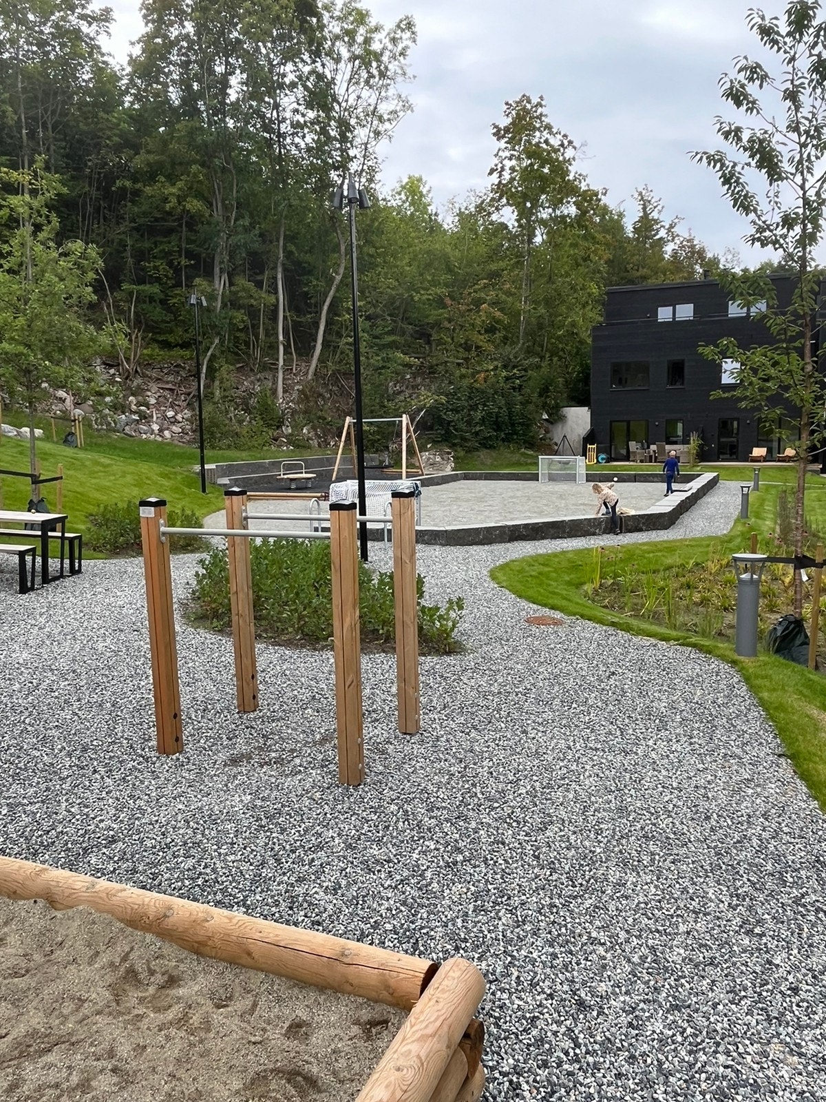 Fotballbane for barna. Galleribilde