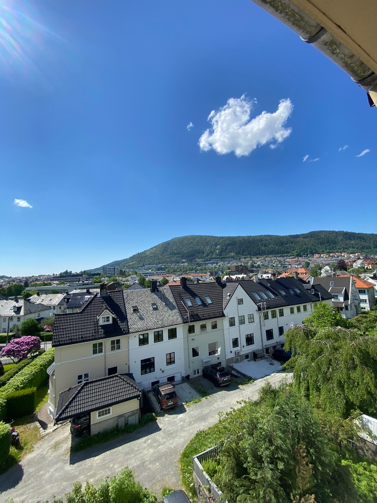 Utsikt fra rommet som er ledig Galleribilde