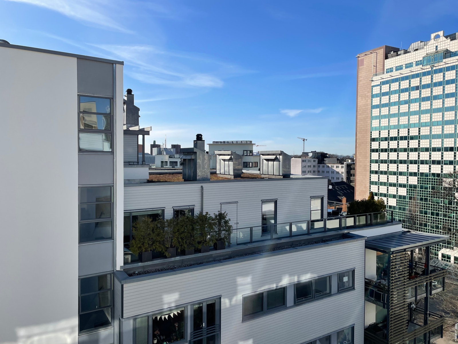 Utsikt fra soverom og balkong Galleribilde
