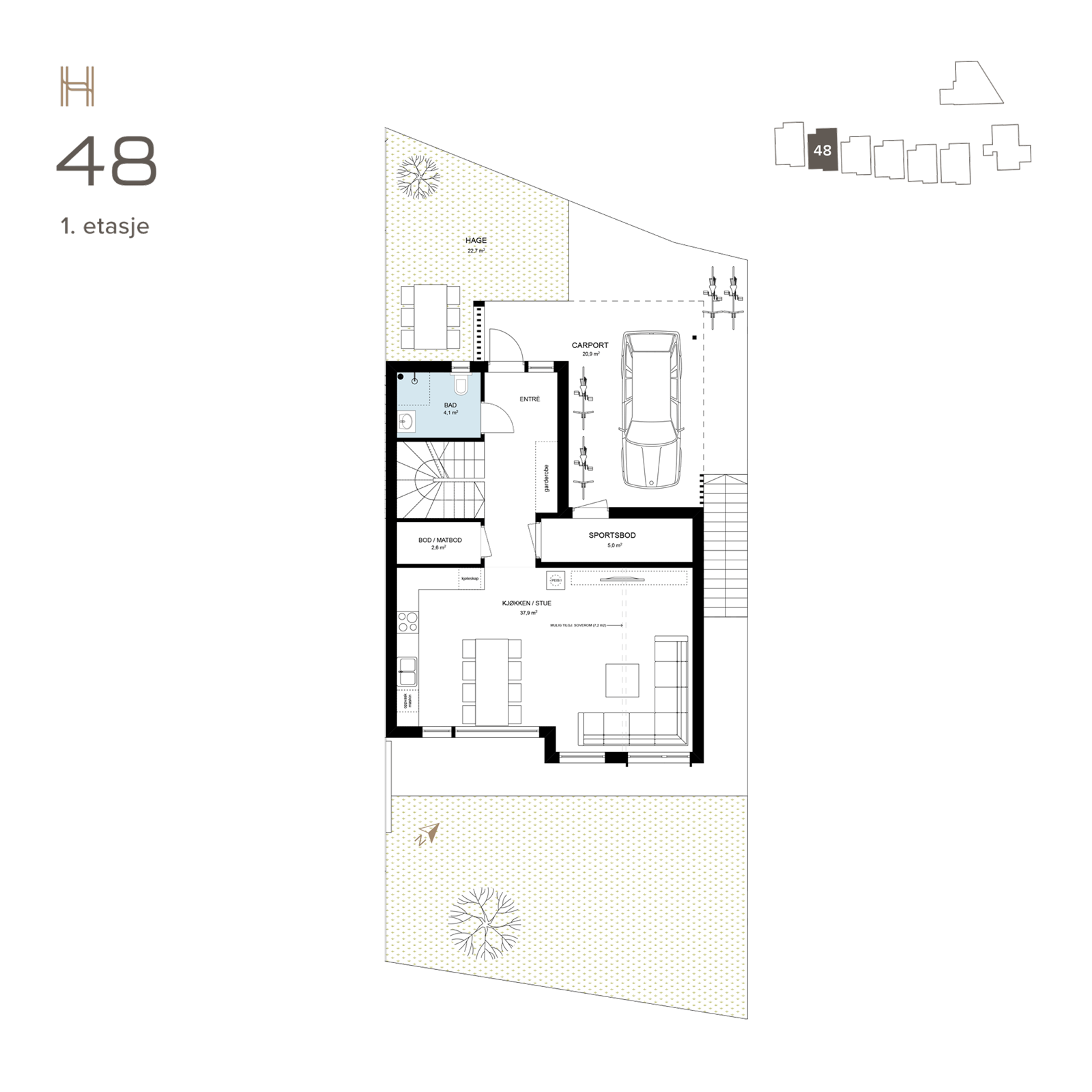 Plantegning Galleribilde