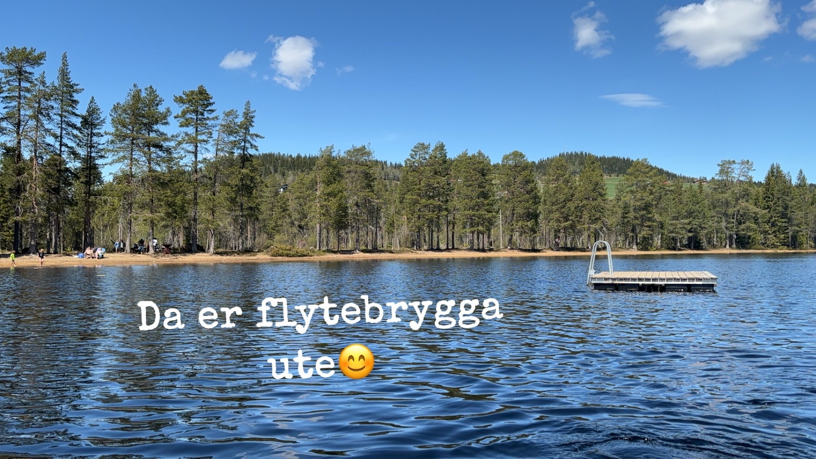 Gangavstand ned til badestrand Galleribilde