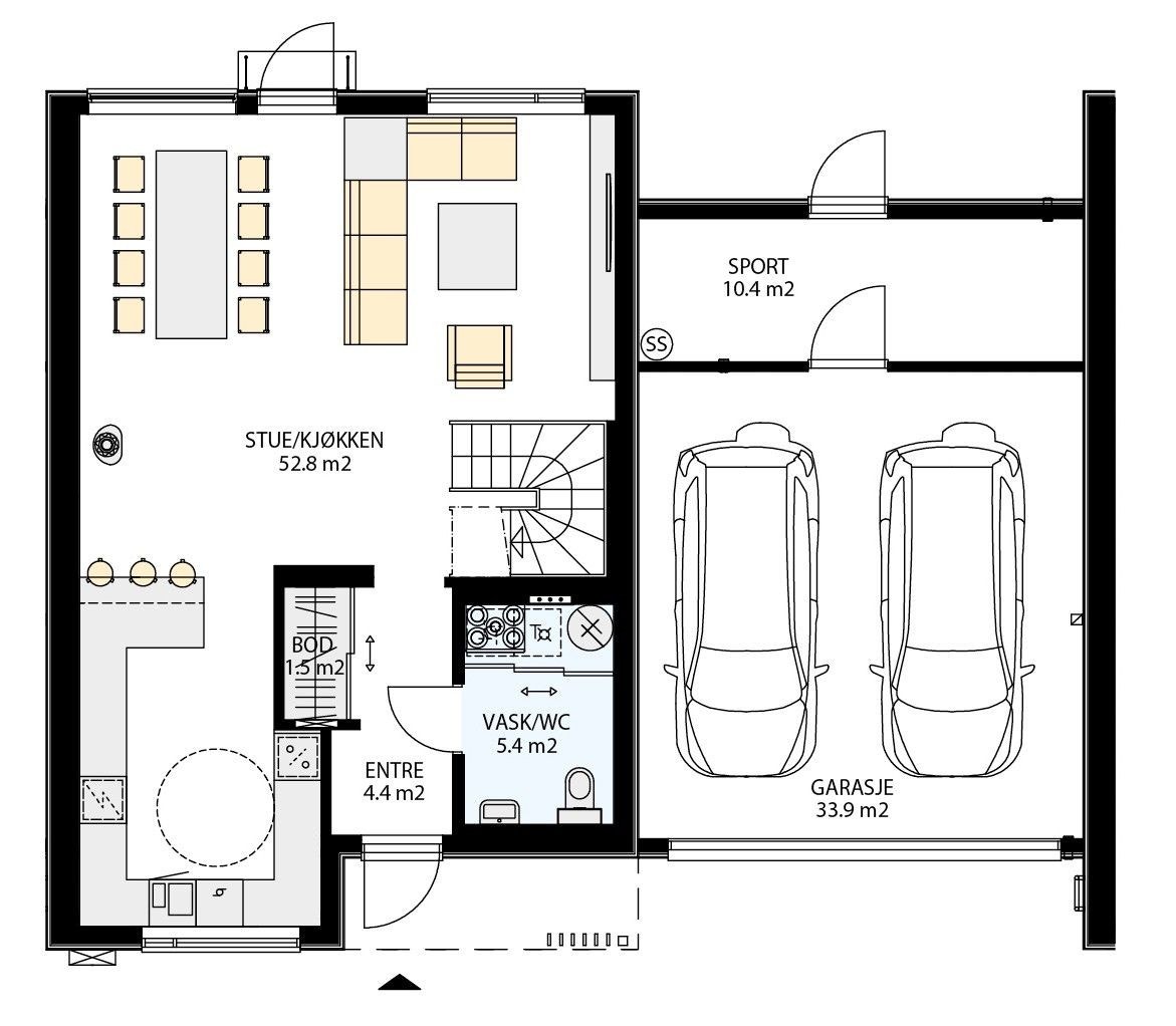 1. etasje Galleribilde