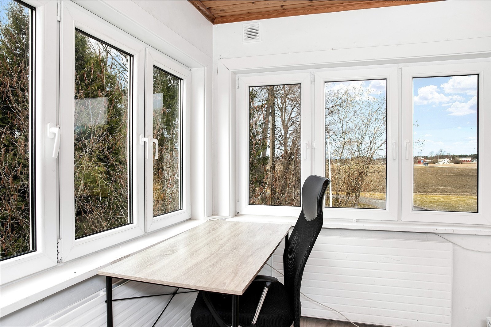 Fin utsikt fra felles kjøkken i 2. etg. Galleribilde