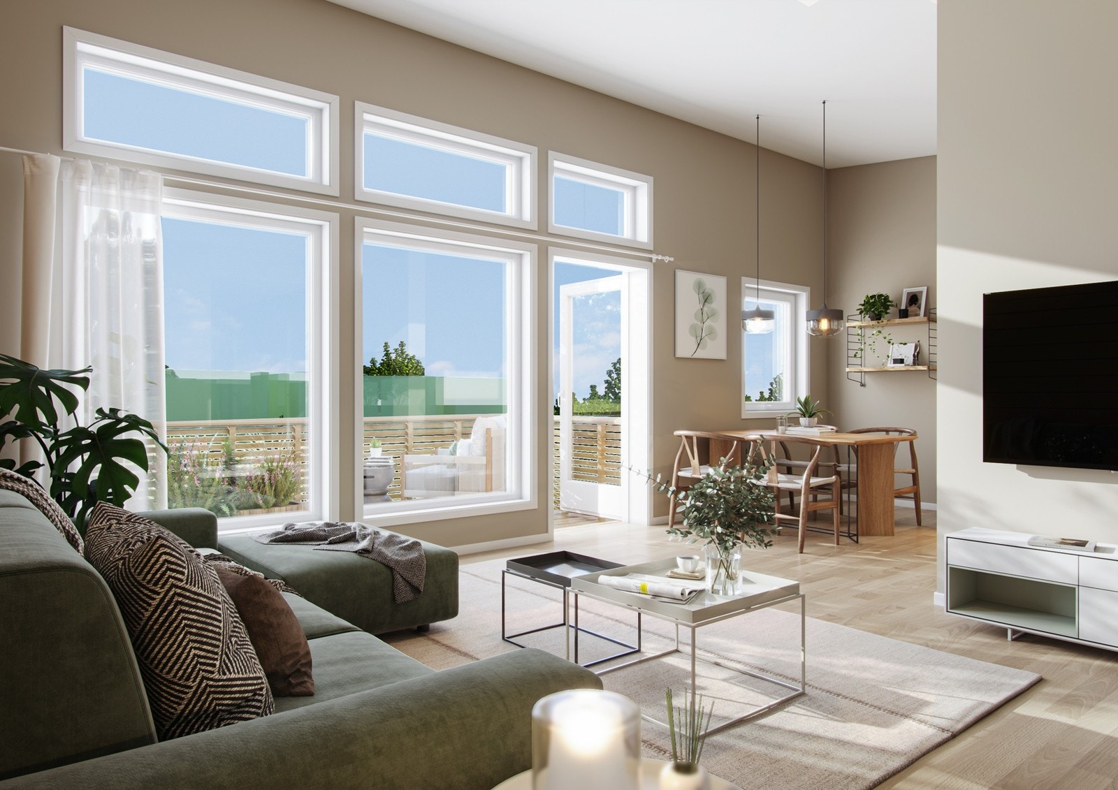 Illustrasjon av 3- roms i 2 etasje Galleribilde