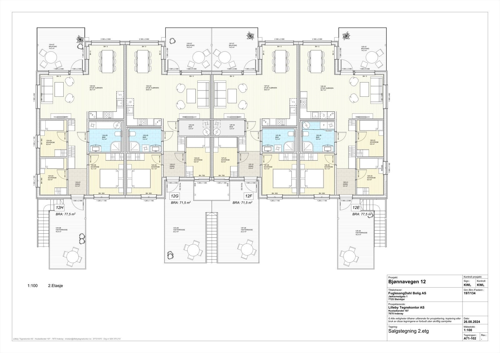 Planskisse 2. etasje Galleribilde