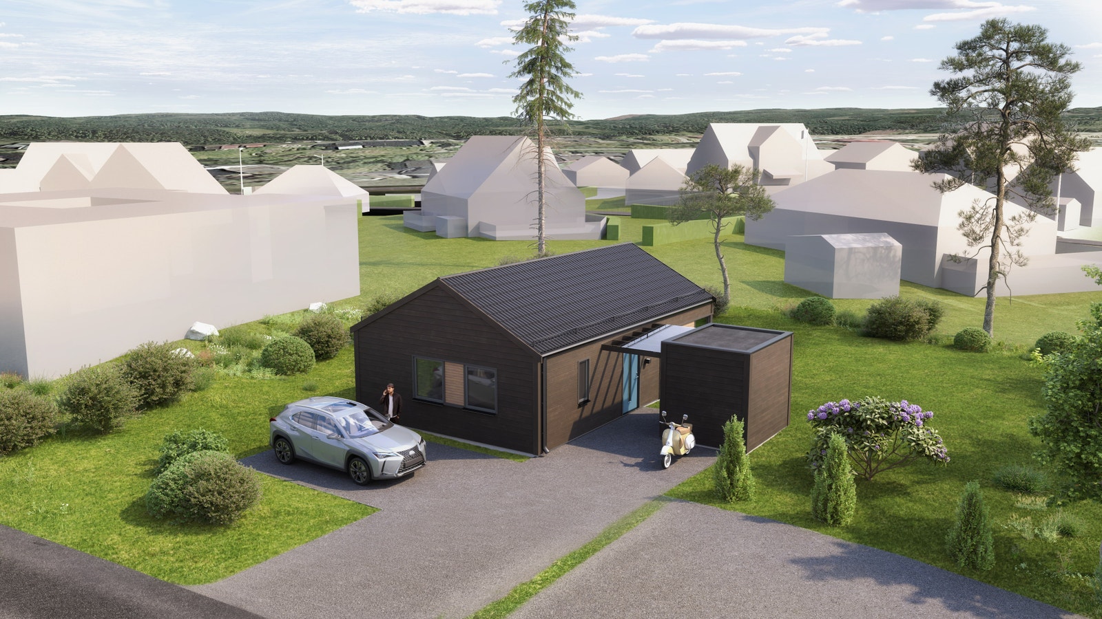 Anbefalt hus på tomt - Kry Galleribilde