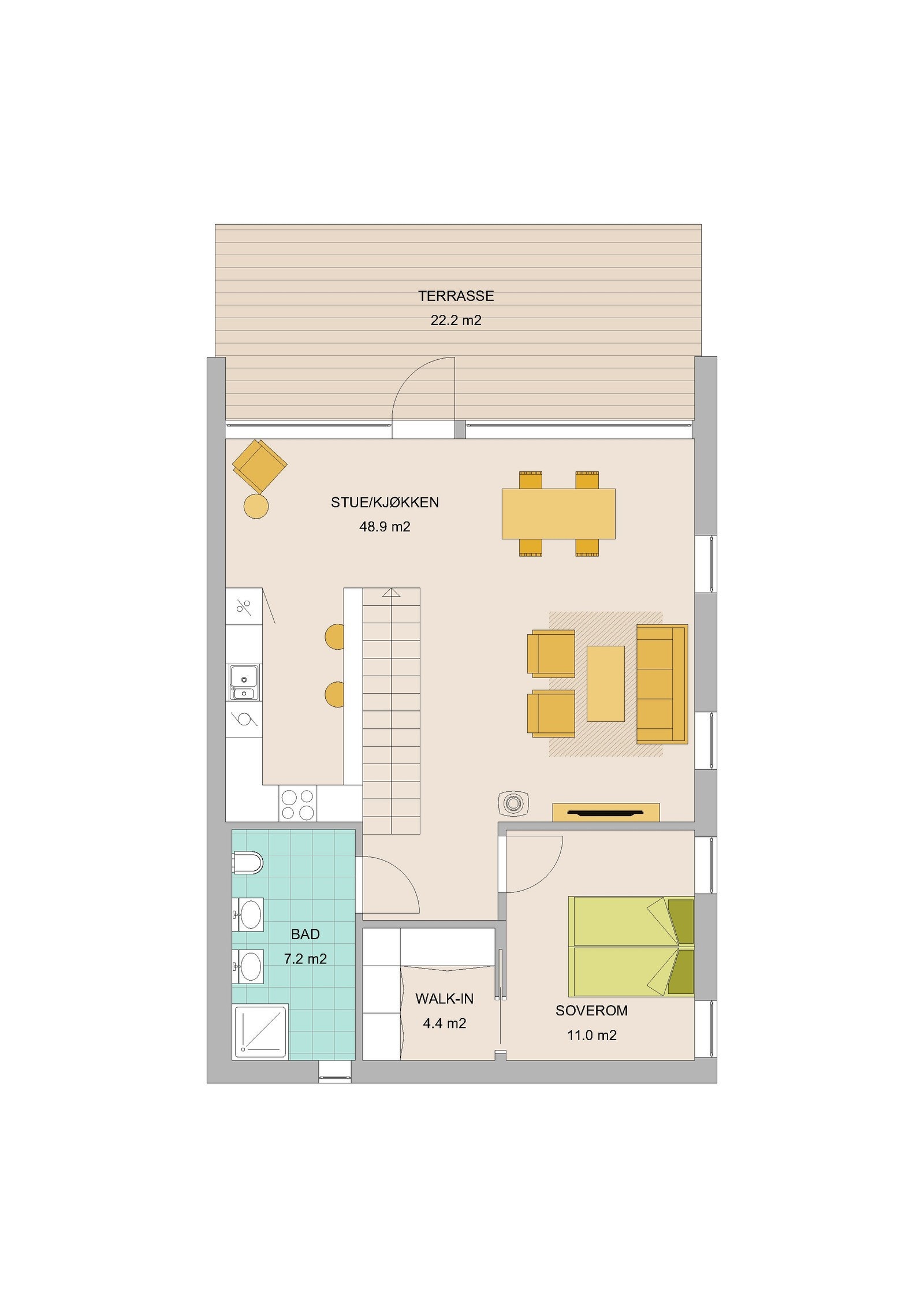 2 etg bolig 2 Galleribilde