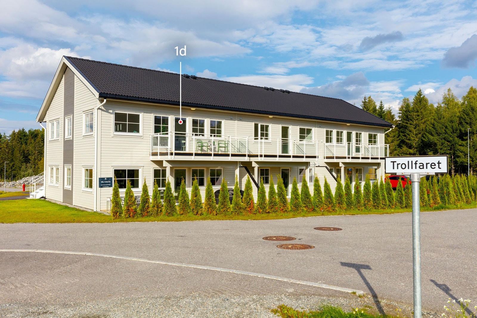 Leilighet 1D er hjørneleiligheten mot vest Galleribilde