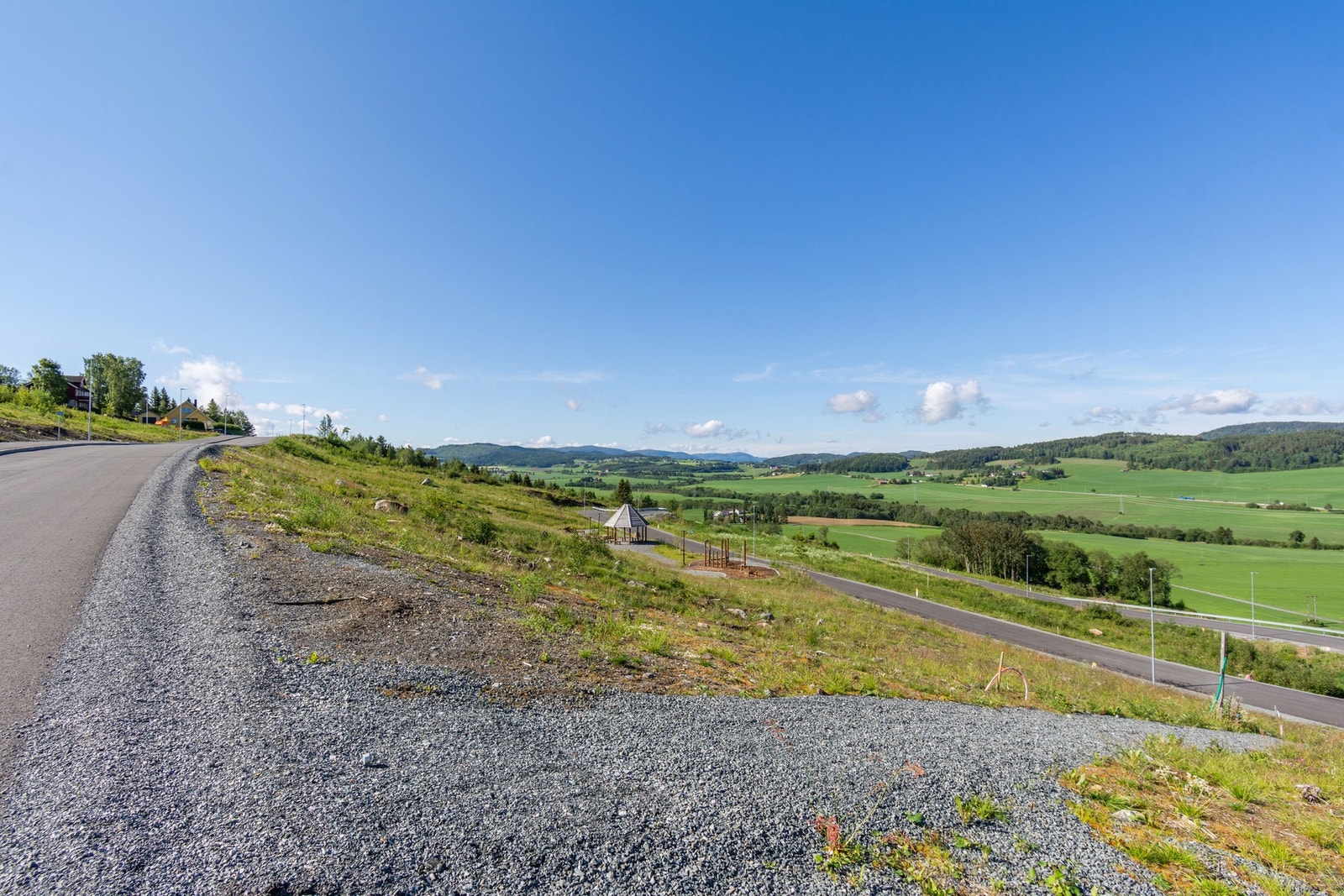 Bilder av tomta før bygging. Galleribilde
