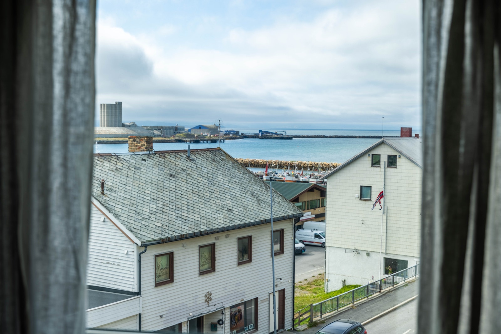 Utsikt fra soverom i 4. etasje. Galleribilde