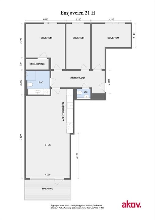 Rominndeling Galleribilde
