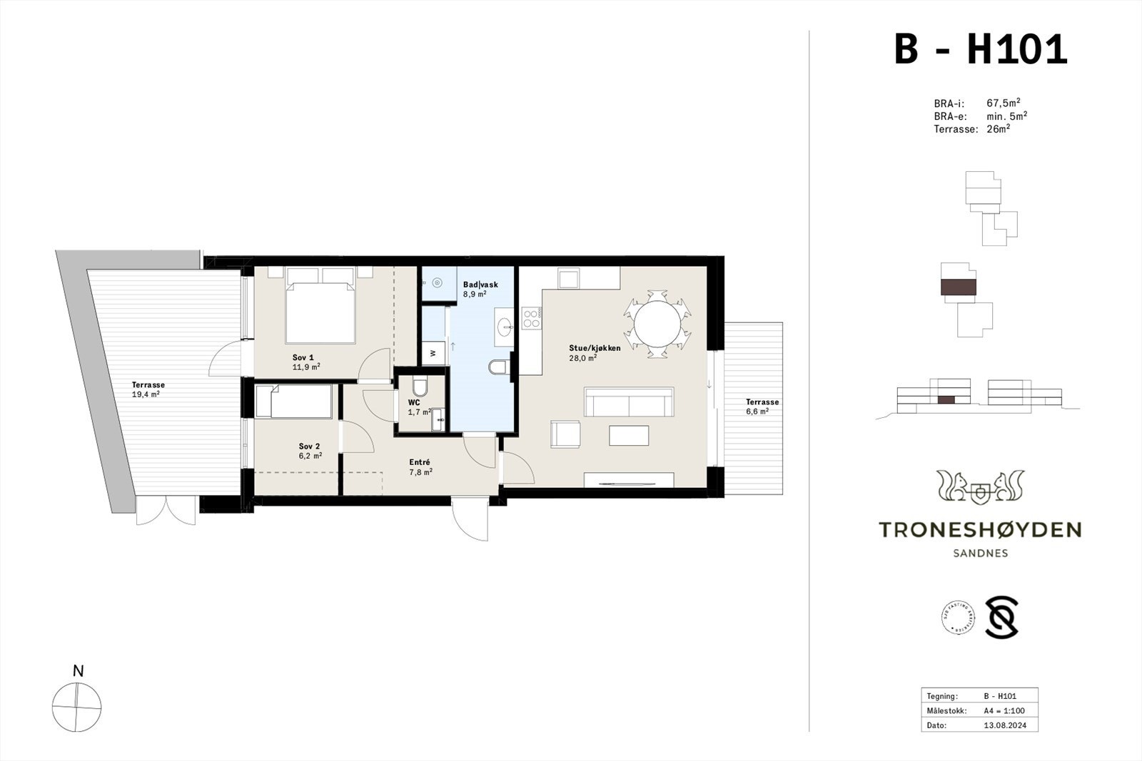 Plantegning Galleribilde