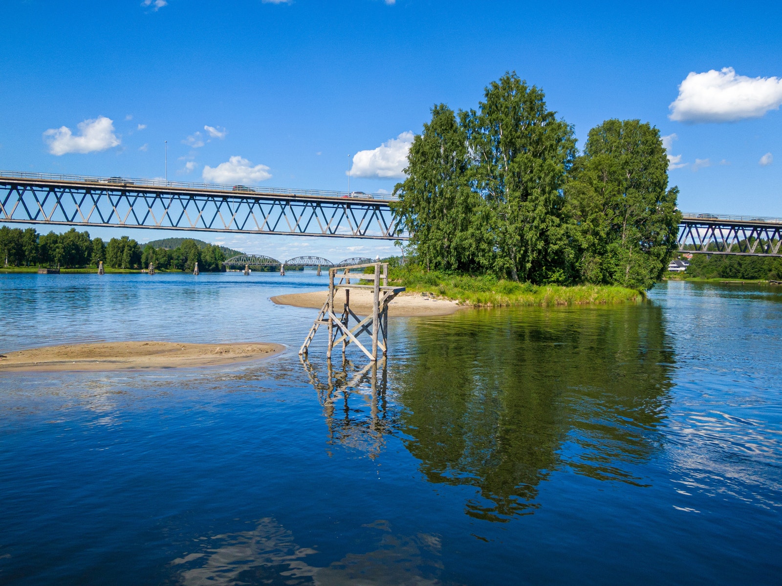 Kort vei til badeplass Galleribilde